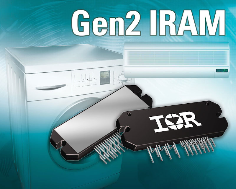 IR’s IPM family shrinks and simplifies appliance motor drive design